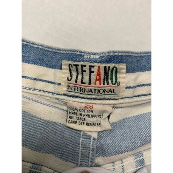 Stefano Striped Denim Shorts - Picture 7 of 7